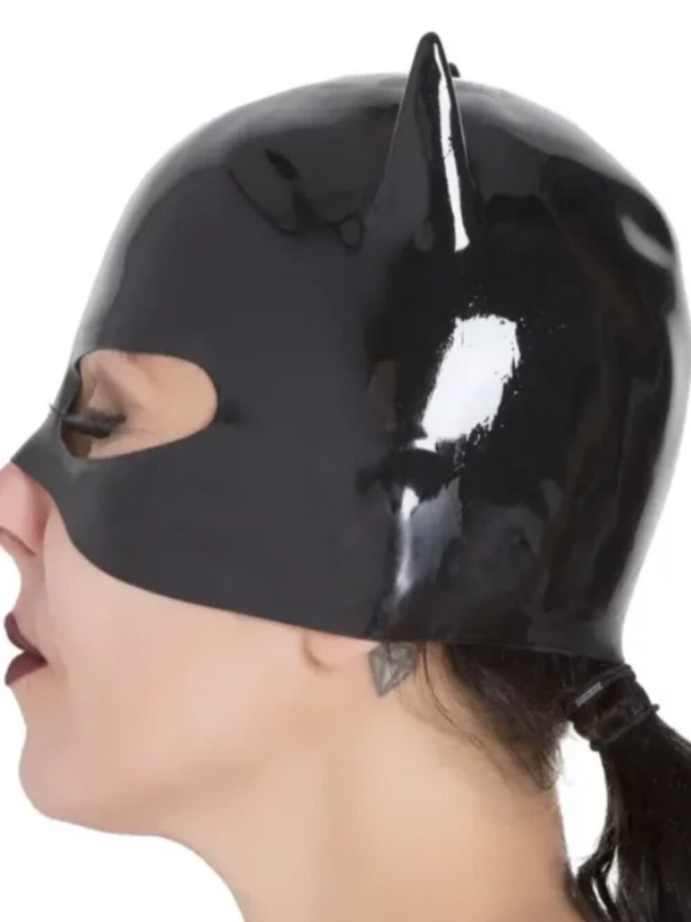 Rubber Cat Mask - One Size - Picture 2 of 3